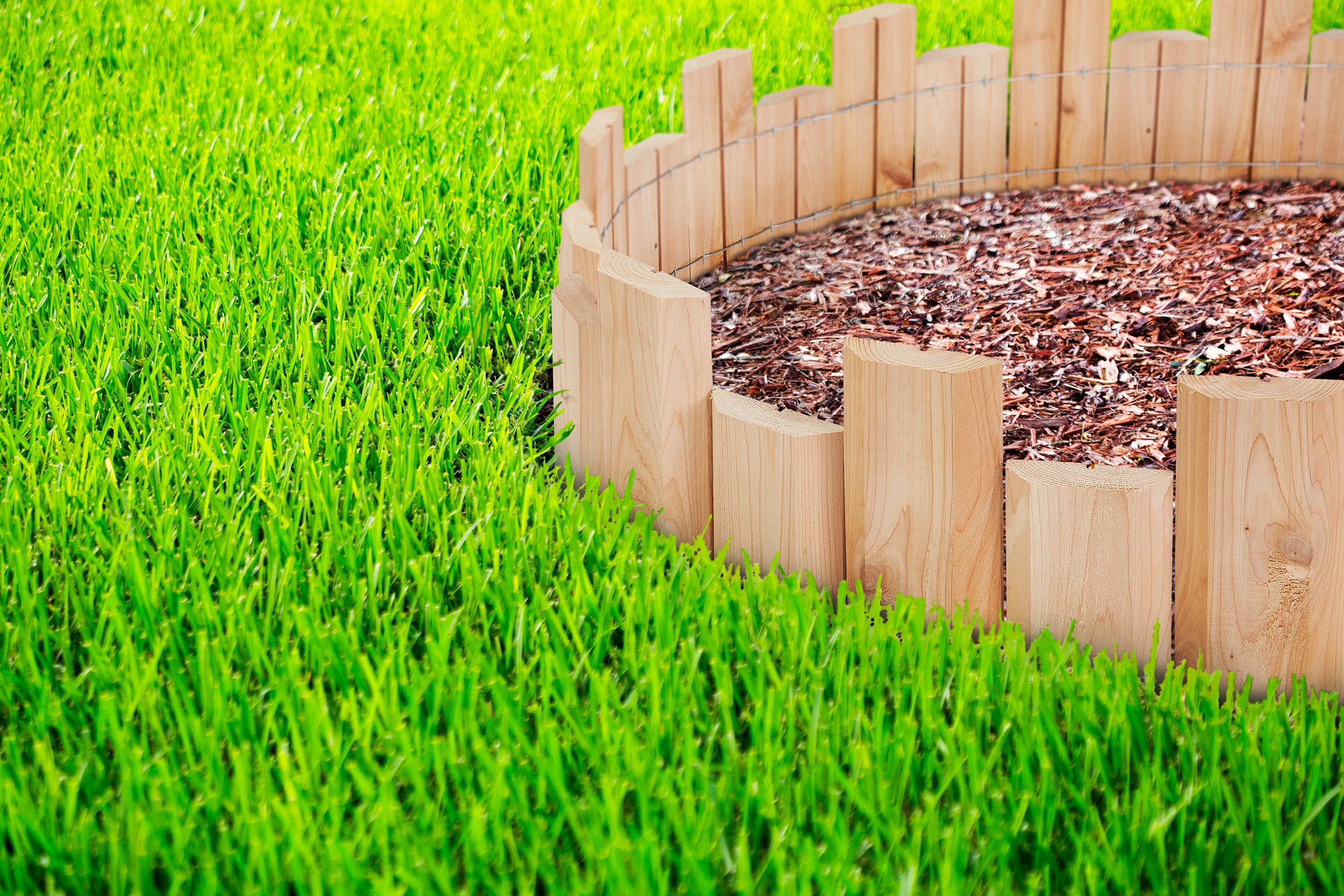 greenes-fence-cedar-wood-landscape-edging-18-in-w-x-5-7-in-h-x-3-4-in-d-12-pack- image 3