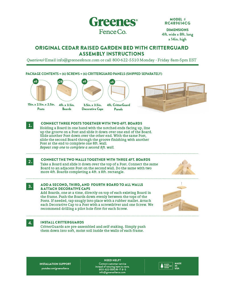 greenes-fence-premium-cedar-raised-garden-bed-with-critterguard-cedar-fence-syst-2 image 5