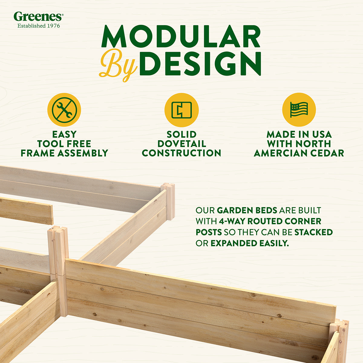 greenes-fence-premium-cedar-raised-garden-bed-2-tier-4-ft-x-8-ft-3-4-in-thick-rc image 6