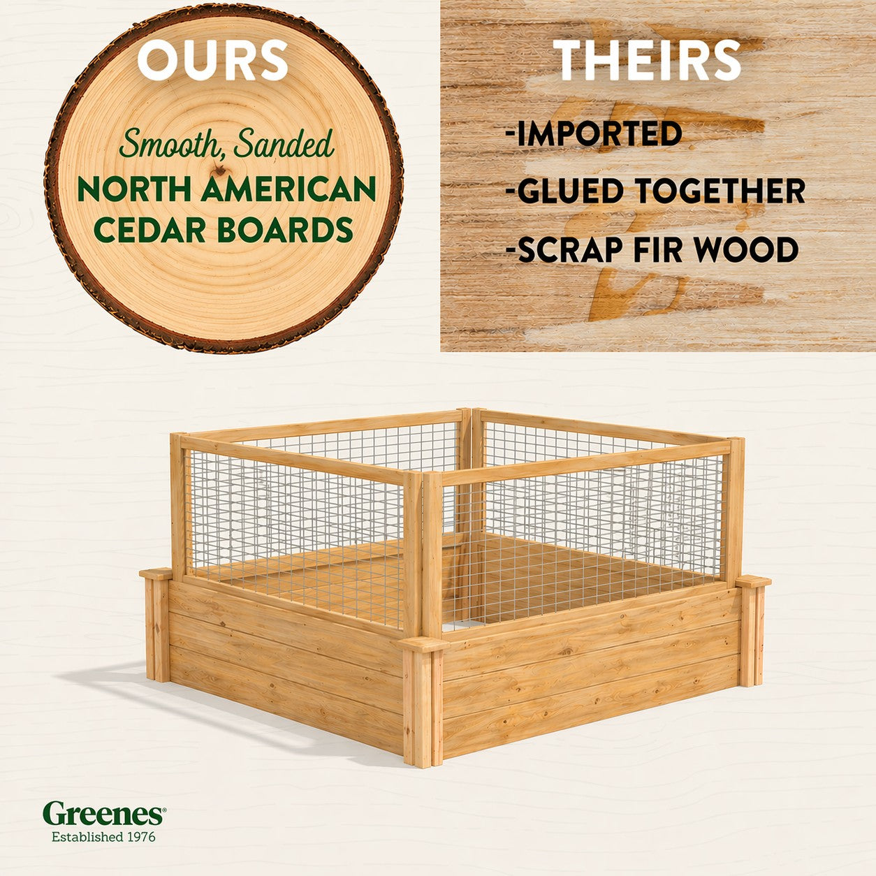 greenes-fence-premium-cedar-raised-garden-bed-with-critterguard-cedar-fence-syst image 2