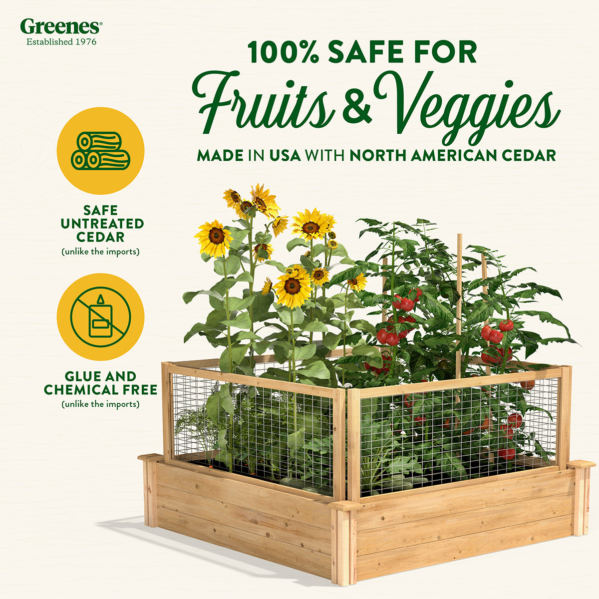 greenes-fence-premium-cedar-raised-garden-bed-with-critterguard-cedar-fence-syst image 3