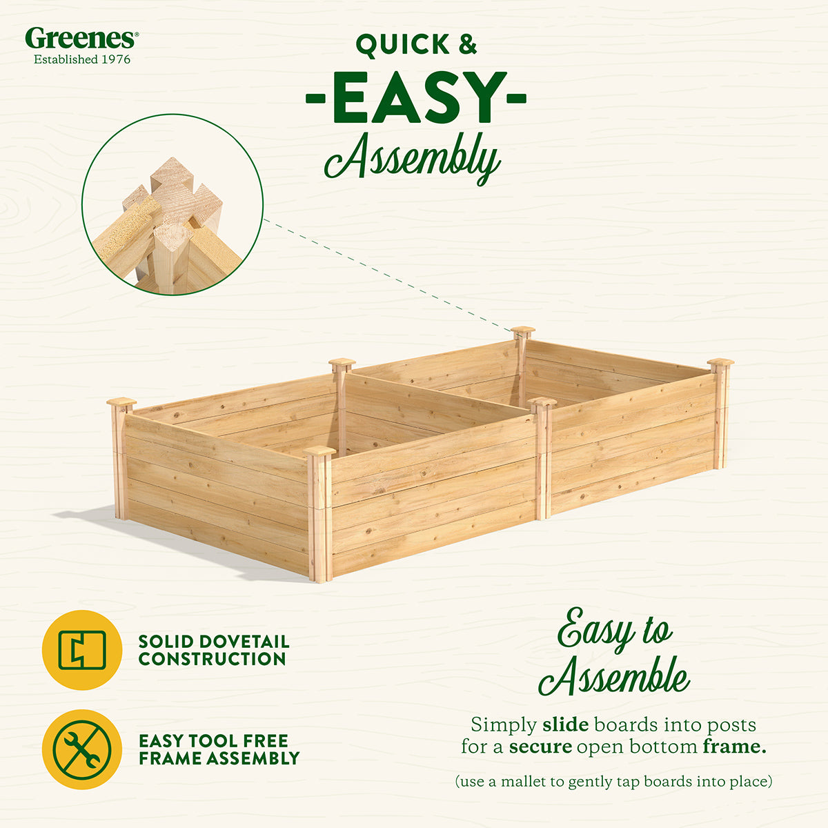 greenes-fence-premium-cedar-raised-garden-bed-4-ft-x-8-ft-x-17-5-in-3-4-in-thick image 4