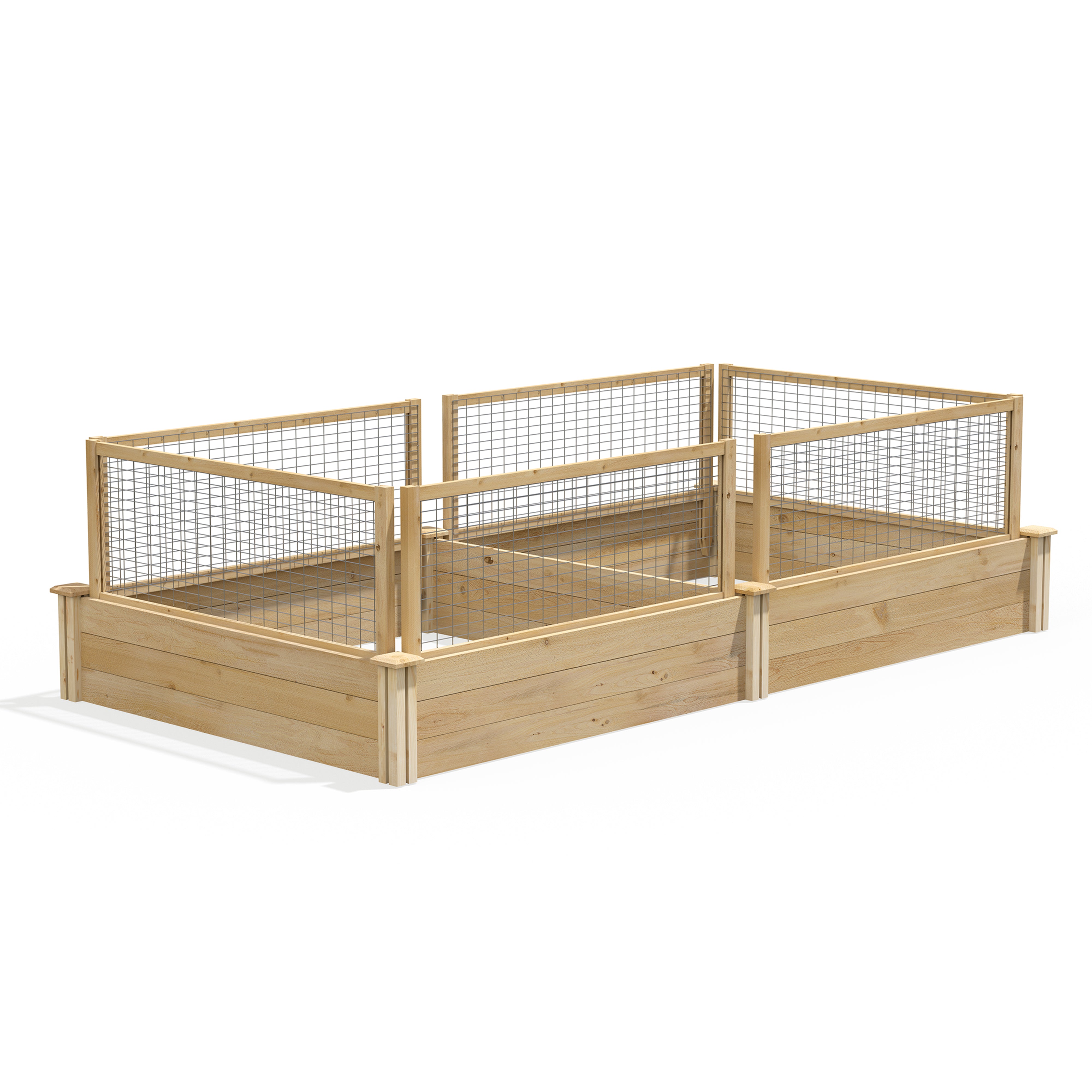 greenes-fence-premium-cedar-raised-garden-bed-with-critterguard-cedar-fence-syst-3 image 2