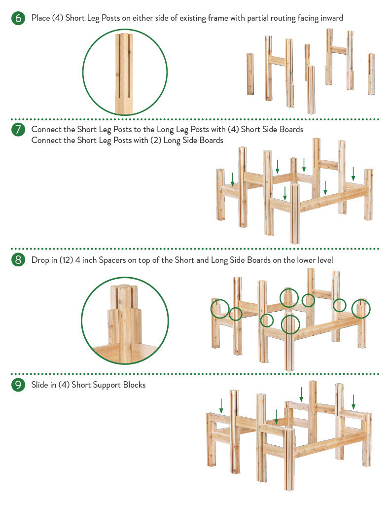 greenes-fence-two-tier-nine-bucket-elevated-cedar-wood-garden-frame-43x43x30-in- image 8