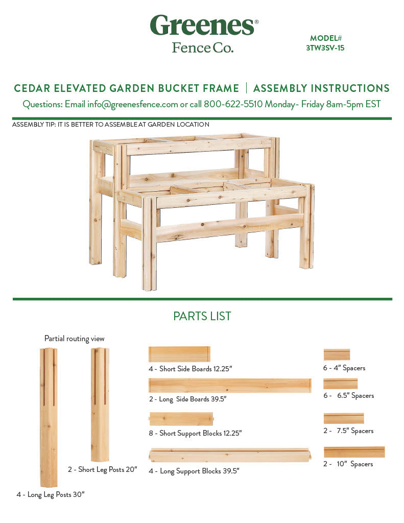 greenes-fence-two-tier-six-bucket-elevated-cedar-wood-garden-frame-43-in-x-30-in image 6
