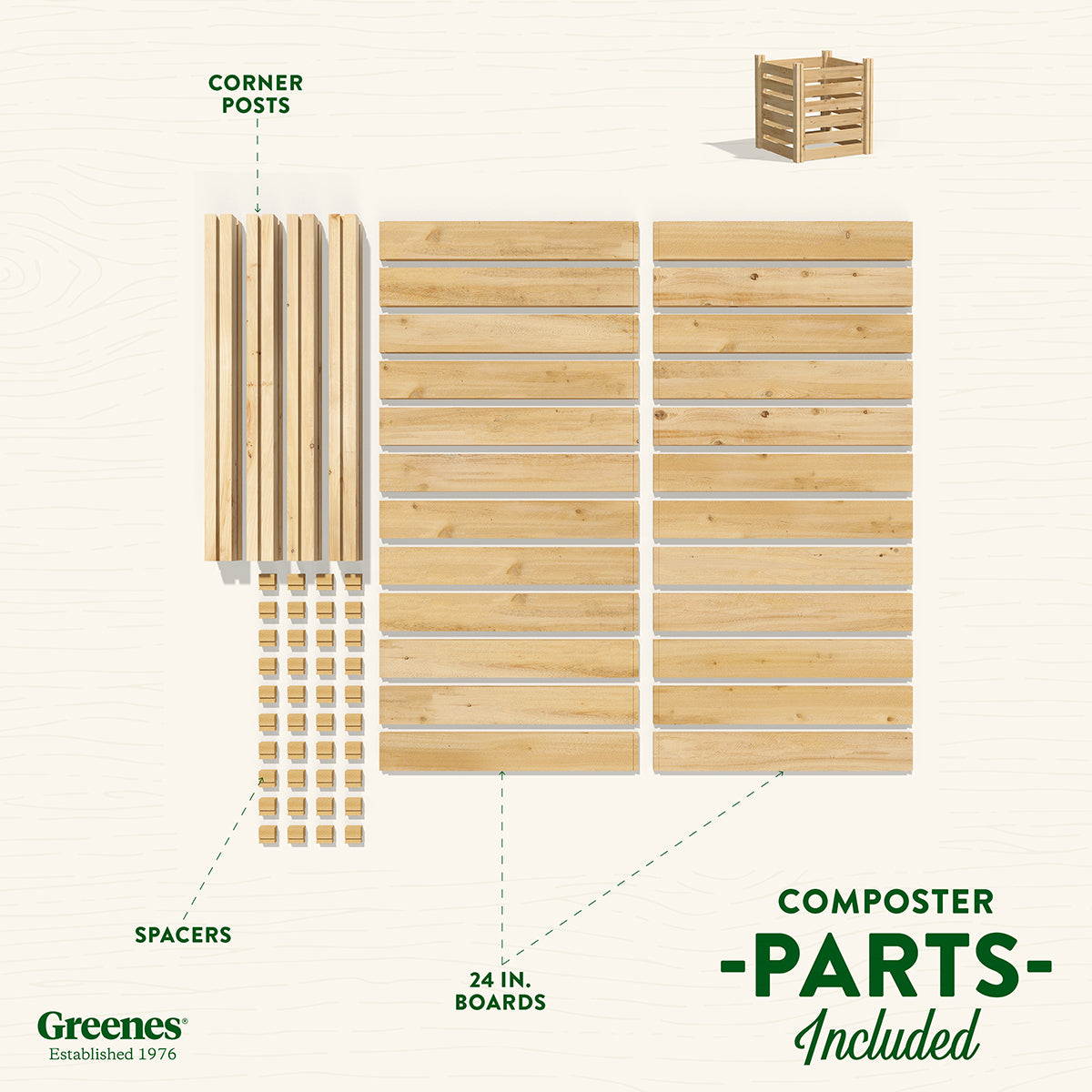 greenes-fence-2-ft-wide-premium-cedar-wood-composter-3-4-in-thick-multiple-lengt image 7