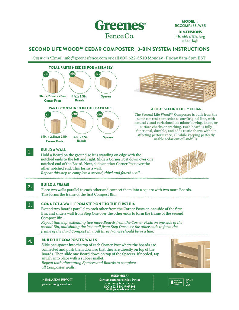greenes-fence-rccomp48slw3b-second-life-wood-3-bin-composter-system-4ft-x-12ft-x image 4