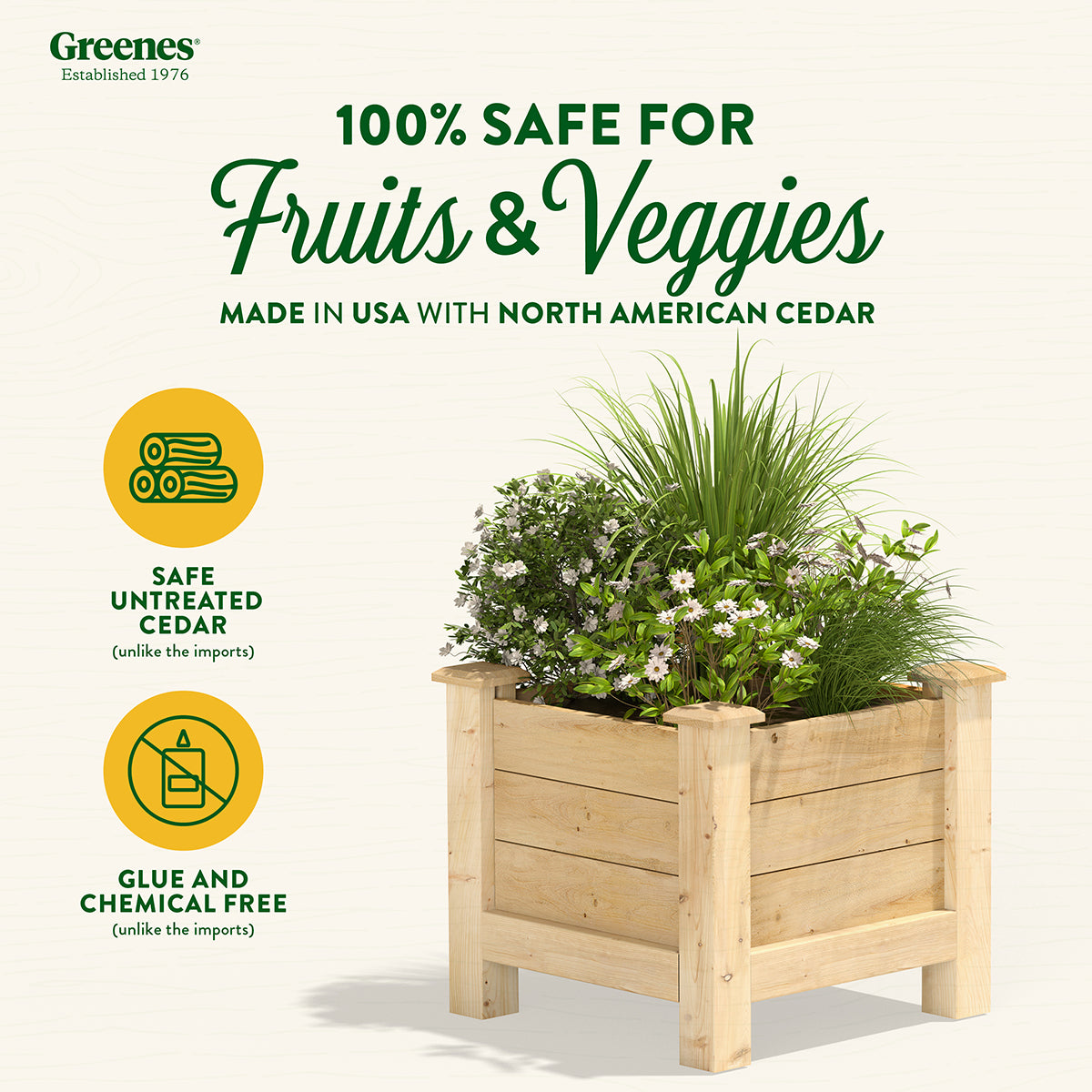 greenes-fence-premium-cedar-elevated-planter-3-4-in-thick-ideal-for-ornamental-t image 4