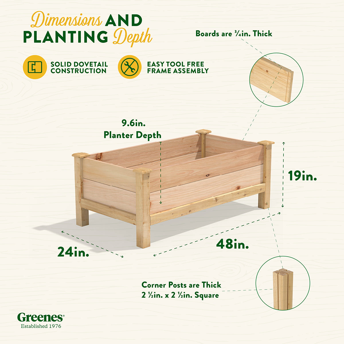 greenes-fence-premium-cedar-elevated-garden-bed-24-in-x-48-in-x-19-in-3-4-in-thi image 7