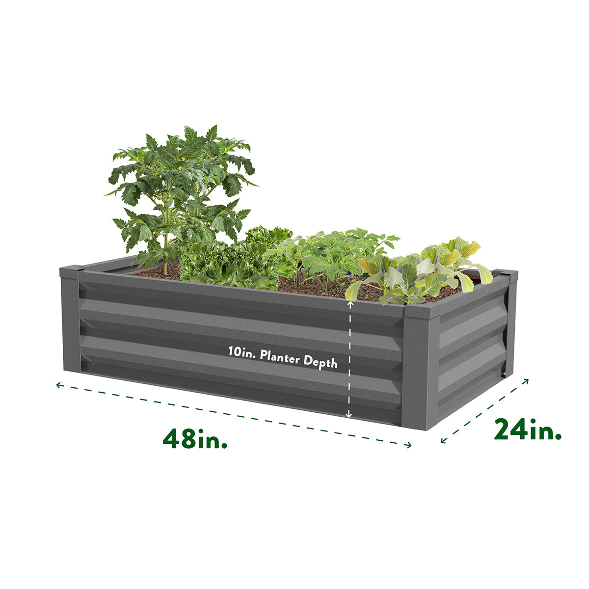 greenes-fence-metal-raised-garden-bed-48-in-x-24-in-rcm image 2