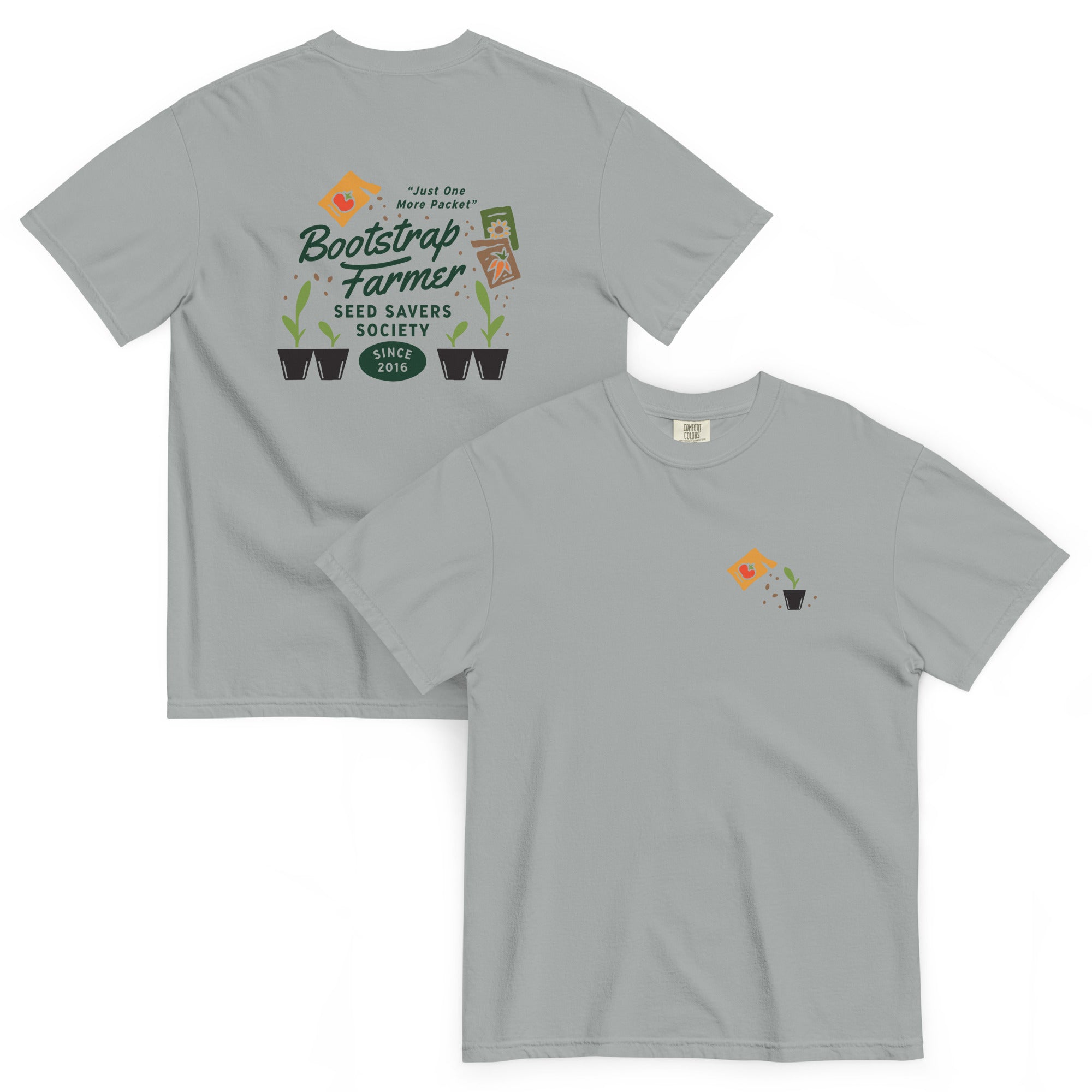bootstrap-farmer-seed-savers-society-unisex-heavyweight-cotton-t-shirt image 8