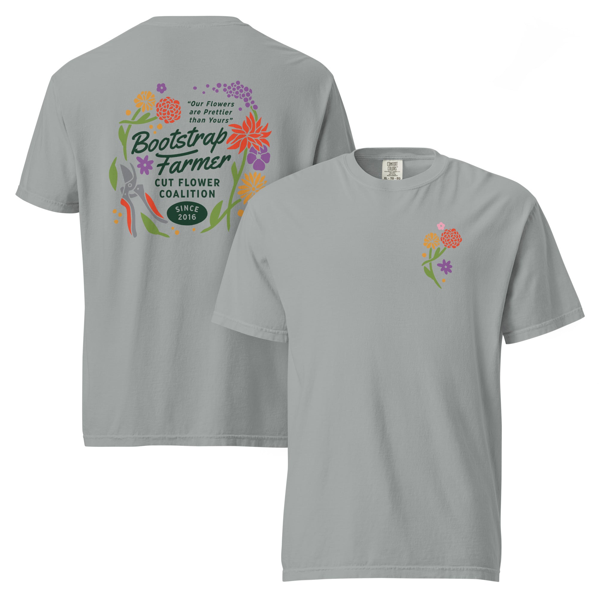 bootstrap-farmer-cut-flower-coalition-unisex-t-shirt-100-ring-spun-cotton image 3