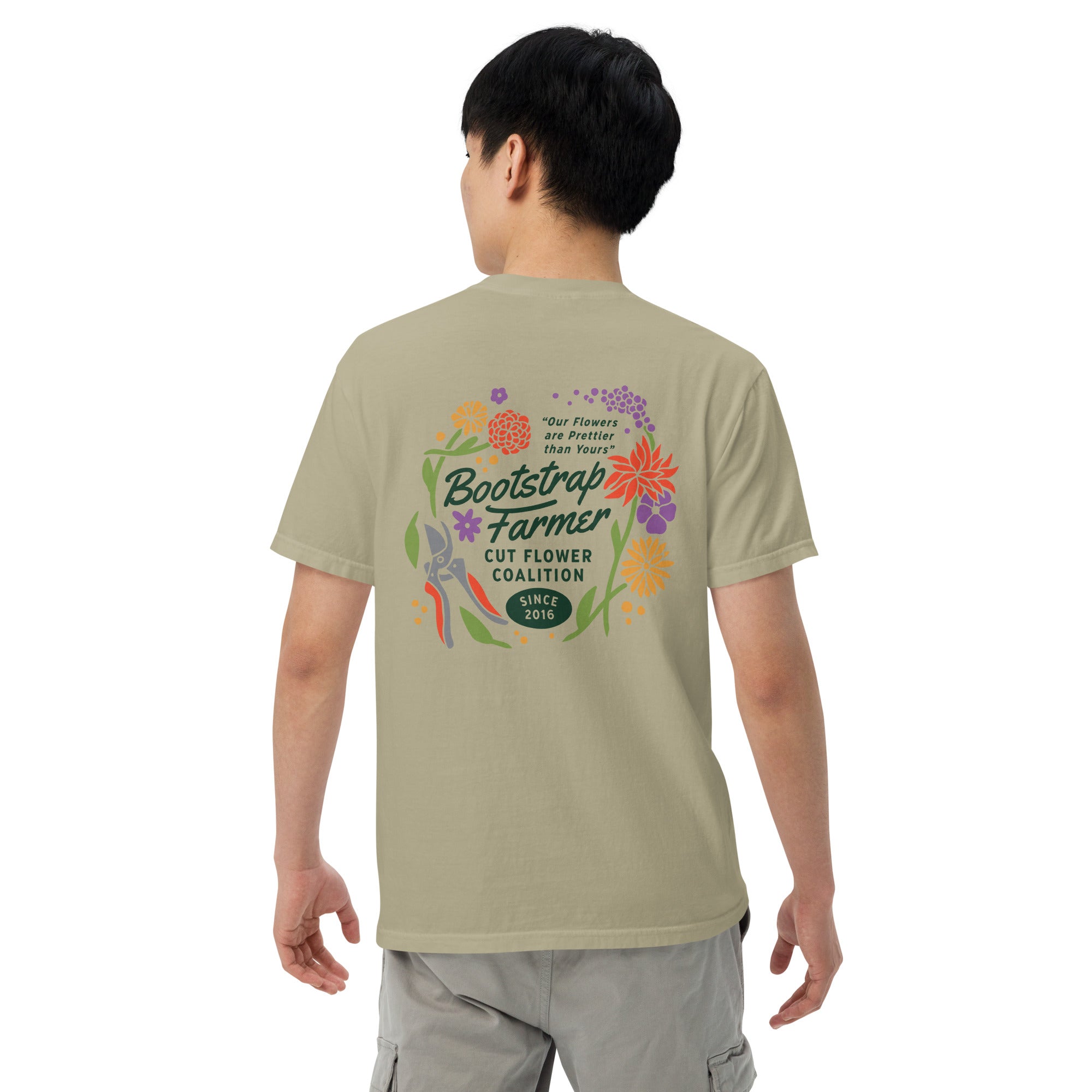 bootstrap-farmer-cut-flower-coalition-unisex-t-shirt-100-ring-spun-cotton image 4