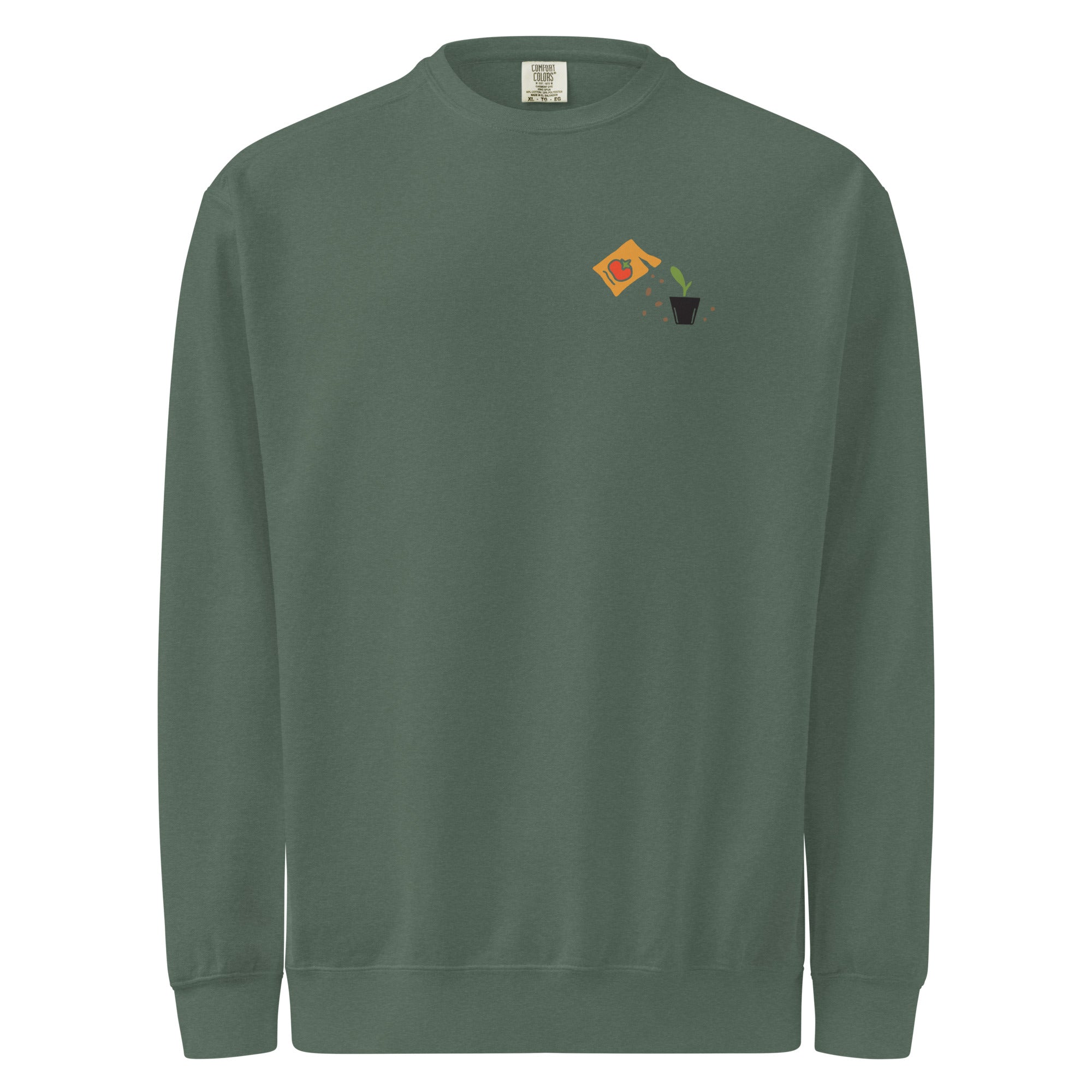 bootstrap-farmer-seed-savers-society-unisex-sweatshirt-vintage-washed-garden-app image 4