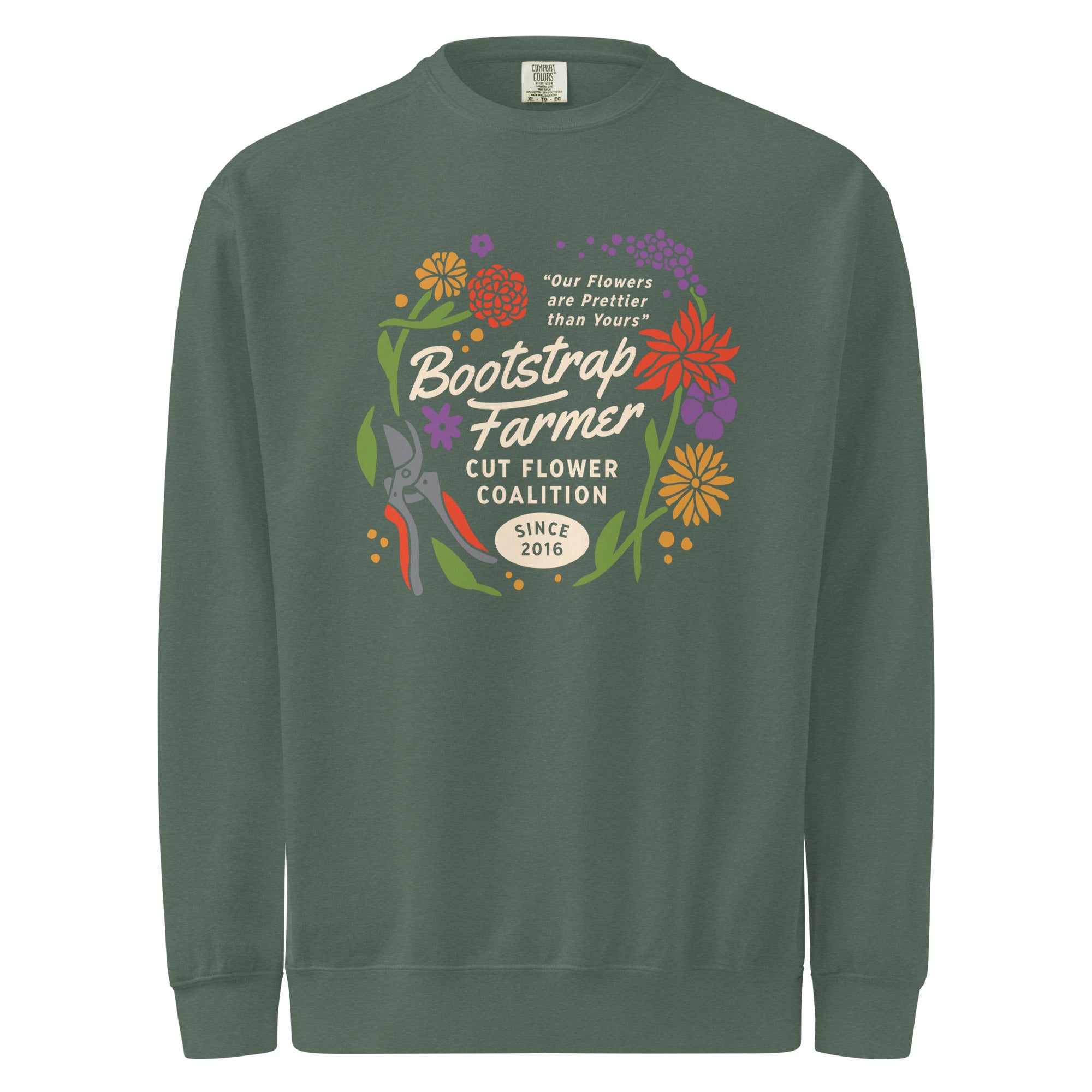 bootstrap-farmer-cut-flower-coalition-unisex-sweatshirt image 2