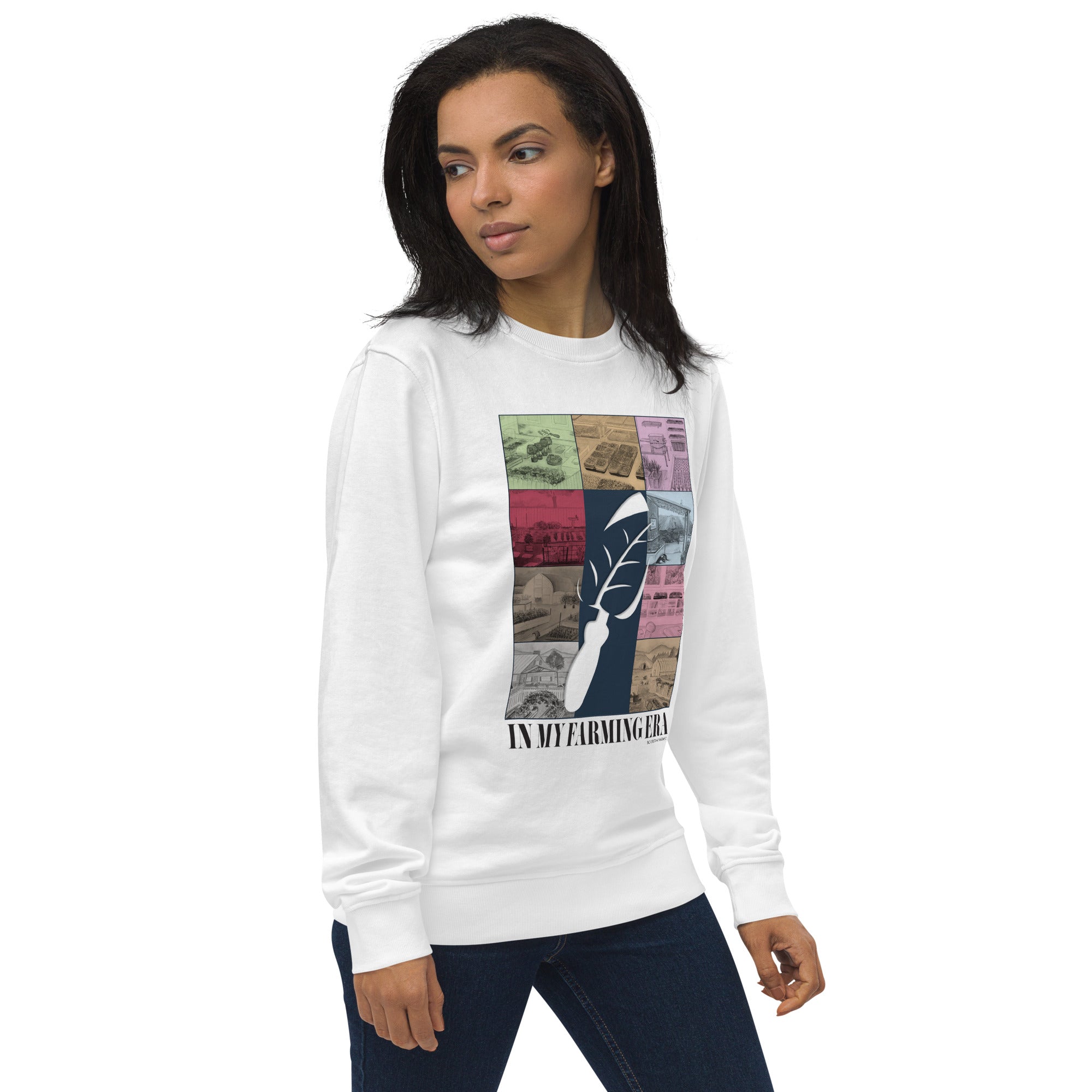 bootstrap-farmer-farming-era-unisex-organic-sweatshirt image 8