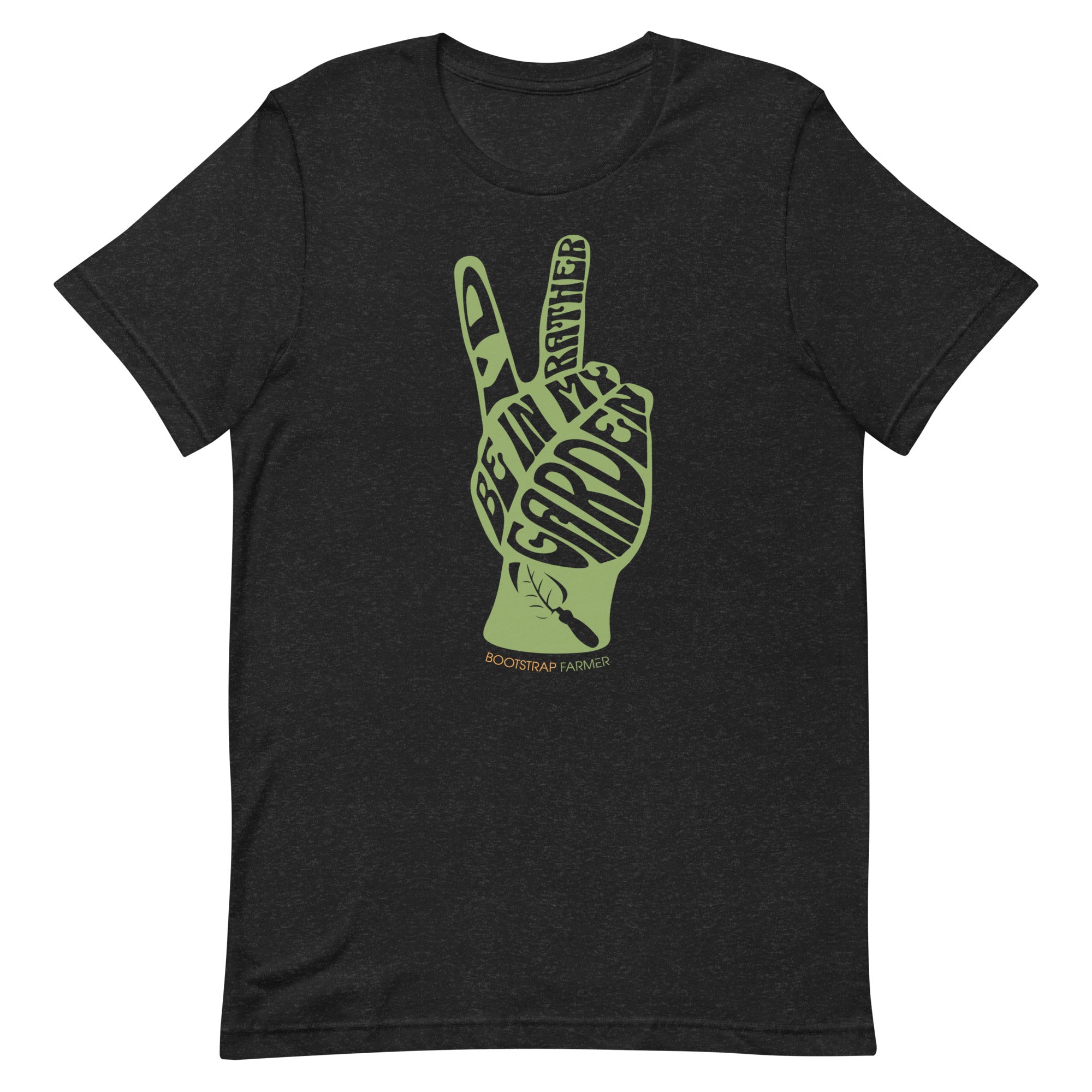 bootstrap-farmer-i-d-rather-be-in-my-garden-unisex-cotton-t-shirt image 1