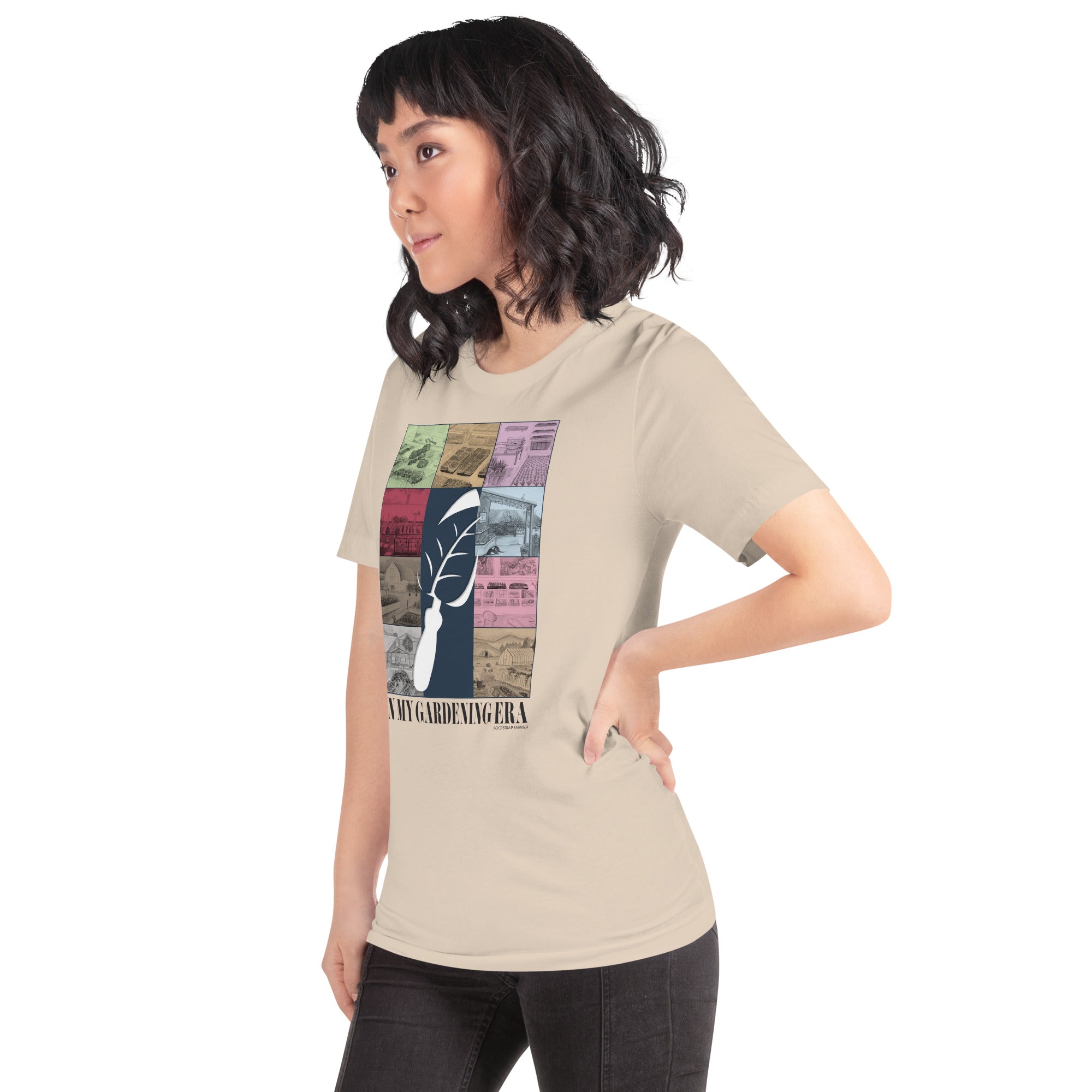 bootstrap-farmer-gardening-era-unisex-t-shirt-sustainable-cotton-tee image 3
