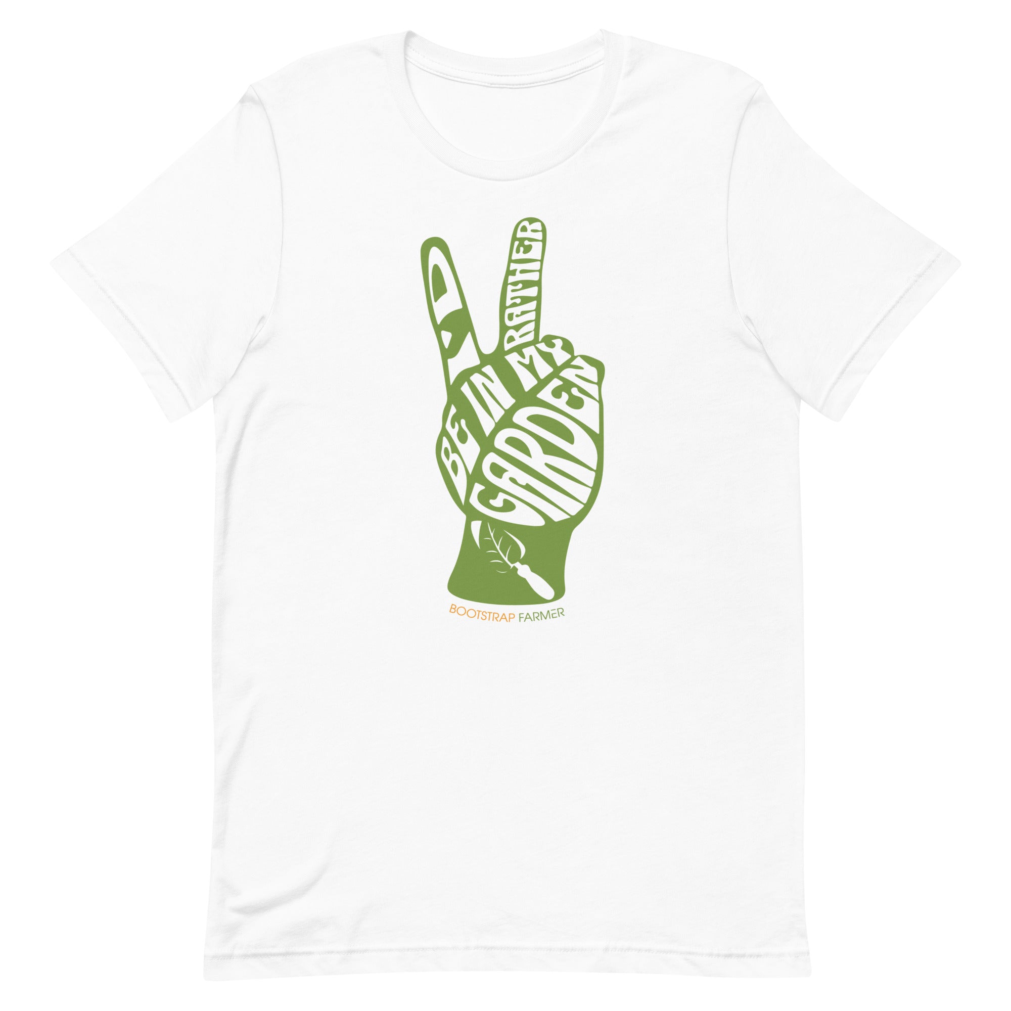 bootstrap-farmer-i-d-rather-be-in-my-garden-unisex-cotton-t-shirt image 3
