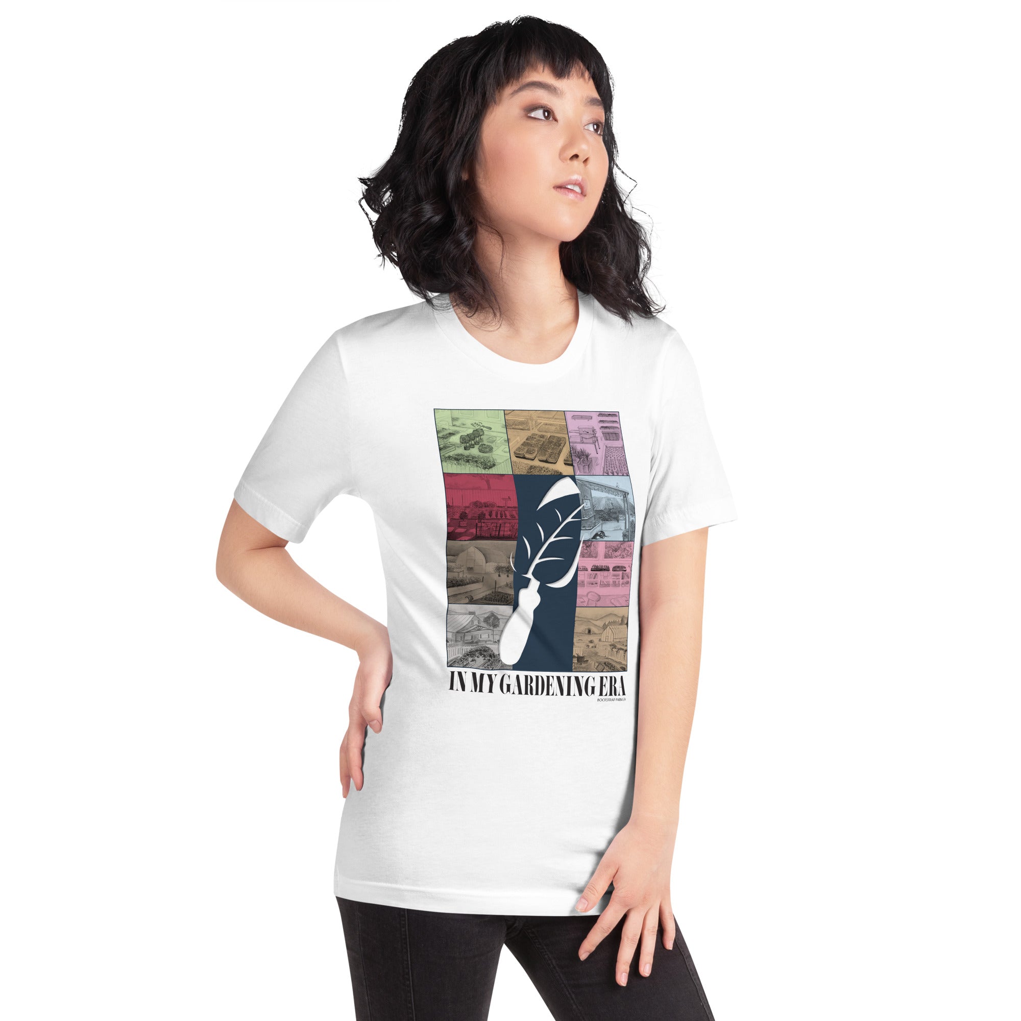 bootstrap-farmer-gardening-era-unisex-t-shirt-sustainable-cotton-tee image 5
